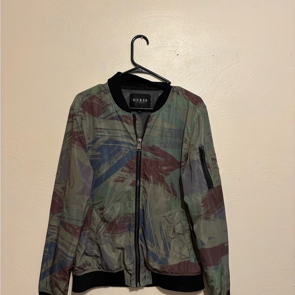 Guess Mesh Bomber Jacket - Picture 1 of 8